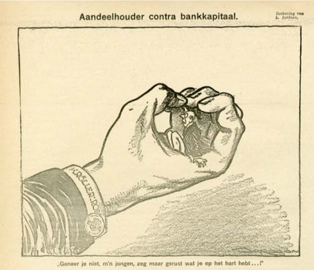 Leo Jordaan | Spotprent in De Notenkraker (17 juli 1926)